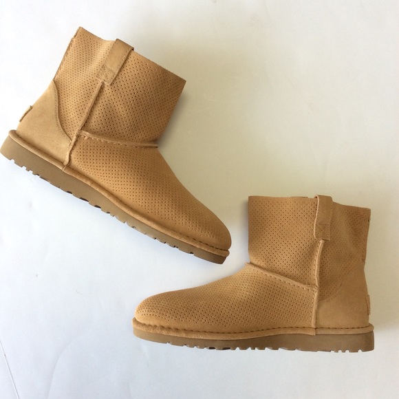 ugg mini perforated boot